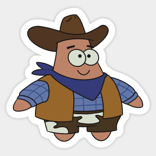 Cowboy Patrick Sticker